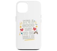 Nellie Personalized Retro Girls Custom Nellie Name Carcasa para iPhone 13