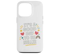 Nellie Personalized Retro Girls Custom Nellie Name Carcasa para iPhone 13 Pro