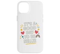 Nellie Personalized Retro Girls Custom Nellie Name Carcasa para iPhone 14 Plus