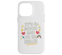 Nellie Personalized Retro Girls Custom Nellie Name Carcasa para iPhone 14 Pro MAX