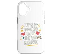 Nellie Personalized Retro Girls Custom Nellie Name Carcasa para iPhone 16
