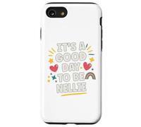 Nellie Personalized Retro Girls Custom Nellie Name Carcasa para iPhone SE (2020) / 7/8