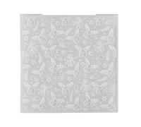 Nellie's Choice Carpeta de Embossing 3D-Alce 15 x 15 cm-Materiales para Relieve en Tarjetas, Scrapbooking, DIY y Manualidades, Gris