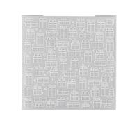 Nellie's Choice Carpeta de Embossing 3D-Regalos 15 x 15 cm-Materiales para Relieve en Tarjetas, Scrapbooking, DIY y Manualidades, Gris