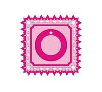 Nellie's Choice Etiquetas y Rótulos-6 Troqueles de Marco Múltiple-12 x 12 cm-para Navidad, Regalos, Scrapbooking, Manualidades, DIY, Rosa, 12 x 12 cm