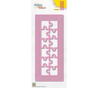 Nellie's Choice Rompecabezas-5 Troqueles de Marco Múltiple-8,5 x 20,5 cm-para Hacer Tarjetas, Navidad, Scrapbooking, Manualidades, DIY, Rosa, 85x205mm