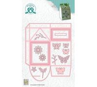 Nellie's Choice Troquel Caja de Leche, 10 x 6,5 x 5,5 cm, 15 Piezas, Wrapping Die para Cajas de Regalo, Gift Boxes, DIY