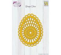 Nellie's Choice Troquel Huevo de Pascua-3 Pzs de 7 x 10 cm a 8,5 x 11,5 cm-para Hacer Tarjetas, Navidad, Scrapbooking, Manualidades, DIY, Amarillo, Talla única