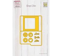 Nellie's Choice Troquel Polaroids - 10,5 x 14,2 cm - 9 Troqueles de Corte - para Hacer Tarjetas, Navidad, Scrapbooking, Manualidades, DIY