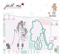 Nellie's Choice Troquel y Sello Acrílico de Navidad, Regalos, 5,9 x 7,7 cm, Troquel Duradero para Hacer Tarjetas, Scrapbooking, Manualidades, DIY