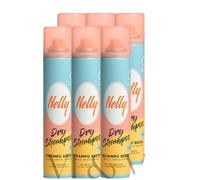 Nelly Champú en Seco Pack Ahorro 6 x 200 ml | Limpieza sin agua, elimina grasa y aporta volumen | Ideal uso diario y viajes