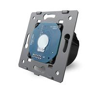 NELS 701.11W - Interruptor de pared con luz LED (1 marcha, 1 vía), color blanco