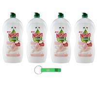 Nelsen Burro di Karitè, Detersivo per Piatti - Detersivo per Piatti - Detersivo - Mantequilla de karité - Desengrasa a fondo y tiene un efecto refrescante en la vajilla 850 ml + llavero Beni Culinari