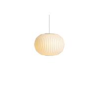 Nelson Angled Sphere Bubble Lámpara Colgante Pequeña Off-White