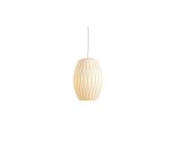Nelson Cigar Crisscross Bubble Lámpara Colgante Pequeña Off-White