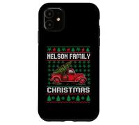 Nelson Family Ugly Christmas Sweater Red Truck Funny Xmas Carcasa para iPhone 11