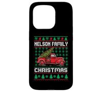 Nelson Family Ugly Christmas Sweater Red Truck Funny Xmas Carcasa para iPhone 15 Pro