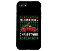 Nelson Family Ugly Christmas Sweater Red Truck Funny Xmas Carcasa para iPhone SE (2020) / 7/8