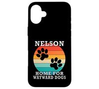 Nelson Home For Wayward Dogs Apellido Carcasa para iPhone 16 Plus