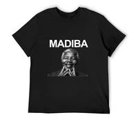 Nelson Mandela - Camiseta de algodón para hombre, color negro, Negro , XL