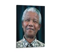 Nelson Mandela Canvas Print Poster Canvas Print Póster de Pared Decoración, Pintura, Arte, Dormitorio, Salón, Oficina, Pinturas, Decoración Moderna del Hogar Arte de la Pared, Impresión de Imagen 40 x