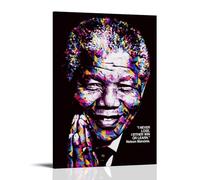 NELSON MANDELA QUOTE SALUTE Póster de Lienzo Decoración Pintura Sala de Estar Arte de Pared Dormitorio Pintura Arte Impresión de Pared Pintura Moderna Casa Boy Habitación Impresión Pintura Chica