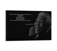 Nelson Mandela Quote Wall Art Poster Lienzo Póster de Pared Decoración, Pintura, Arte, Dormitorio, Salón, Oficina, Pinturas, Decoración Moderna del Hogar, Arte de Pared, Impresión de Imagen 24 x 36