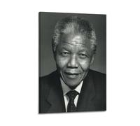 Nelson Mandela Wall Art Print Poster Lienzo Pared Póster Decoración, Pintura, Arte, Dormitorio, Salón, Oficina, Pinturas, Decoración Moderna del Hogar Arte de Pared Impresión 08 x 12 Pulgadas (20 x 30
