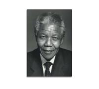 Nelson Mandela Wall Art Print Poster Lienzo Pared Póster Decoración, Pintura, Arte, Dormitorio, Salón, Oficina, Pinturas, Decoración Moderna del Hogar Arte de la Pared, Impresión 30 x 45 cm