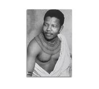 Nelson Mandela Youth Canvas Print Poster Canvas Print, Póster de Pared Decoración, Pintura, Arte, Dormitorio, Salón, Oficina, Pinturas, Decoración Moderna del Hogar, Arte de Pared, Impresión de Imagen