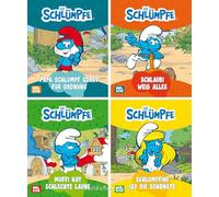 Nelson Mini-Bücher: Nelson Mini-Bücher: Schlümpfe 1-4: 24 Mini-Bücher im Display