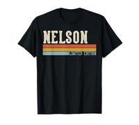 Nelson Retro Vintage Hombres Niños Niños Nombre Camiseta
