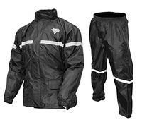 Nelson-Rigg Stormrider Rain Suit (Black/Black, Large) by Nelson-Rigg