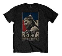 Nelson Willie - T-Shirt # M Unisex Black # Born for Trouble