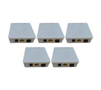 Nelsonerty Enrutado para HG8310M XPON GPON EPON Onu HG8010H Puerto úNico Adecuado para Enrutador de Terminal FTTH de Clase de Fibra Enchufe de la UE