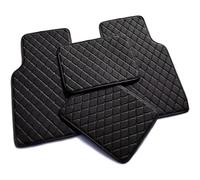 nelyouno 4 Piezas Coche Alfombrillas Suelo, para VW T-ROC R-Line 2019-2025 Todo Clima Impermeable Moqueta Auto Interior Protección Accesorios,A
