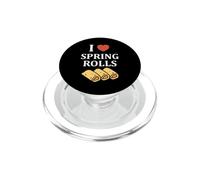 Nem Food Funny Simple Quote I Love Spring Rolls PopSockets PopGrip para MagSafe
