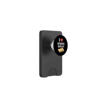 Nem Food Funny Simple Quote I Love Spring Rolls PopSockets PopWallet para MagSafe
