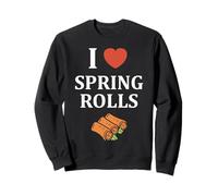Nem Food Funny Simple Quote I Love Spring Rolls Sudadera