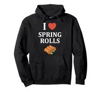 Nem Food Funny Simple Quote I Love Spring Rolls Sudadera con Capucha