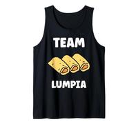 Nem Food Funny Spring Roll Simple Quote Team Lumpia Camiseta sin Mangas