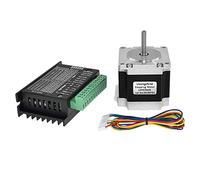 Nema 23 23HS5628 Motor paso a paso 57 Motor 2.8A con controlador de motor paso a paso TB6600 NEMA17 23 para piezas de control de impresora y 3D (6,35 mm)