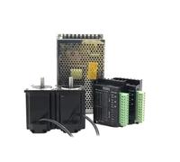 Nema 23 Stepper Motor Single Shaft 8mm 3A 1.2Nm 2Nm 3Nm 200W Power Supply Driver Kit For Engraving Machine Router 3D Printer(2 Kit-Power Supply,3Nm)