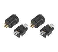 NEMA L6 30P 30A 250V Twist Lock Eléctrico Conector Receptáculo de 3 Pines Macho Hembra
