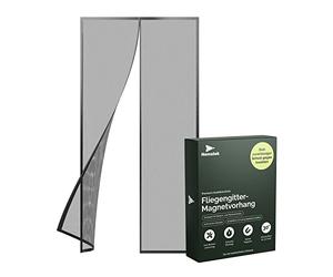 Nematek Cortina mosquitera magnética para puertas 110x220 cm: malla de fácil instalación para mantener los espacios interiores ventilados y libres de insectos.