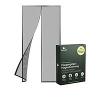 Nematek Cortina mosquitera magnética para puertas 90x210 cm: malla de fácil instalación para mantener los espacios interiores ventilados y libres de insectos.