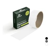 Nematek - Kit de reparación de mosquitera 2 metros - Cinta adhesiva mosquitera blanca para puertas y ventanas