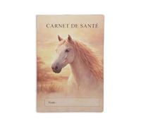 nemau - Protector de cuaderno de salud de caballo - puerta pasaporte de caballo & folleto de señalización - bolsa de tarjeta de matrícula y documento de identificación, acompañamiento - modelo de