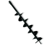NEMAXX® B100 Cabezal Barrena Ø100mm 800mm Acero Broca Espiral Repuesto para Ahoyadora Postes y Cercas, Fijación Perno Transversal incl. Perno+Pasador, Compatible EB52, No Apto Taladros