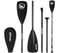 NEMAXX® CARBON SPEED pala SUP - 3 piezas, ajustable 165-210 cm, 702,5 g, incl. bolsa para pala, escala y empuñadura en T ergonómica, para kayak, canoa, bote inflable, touring, entrenamiento y allround